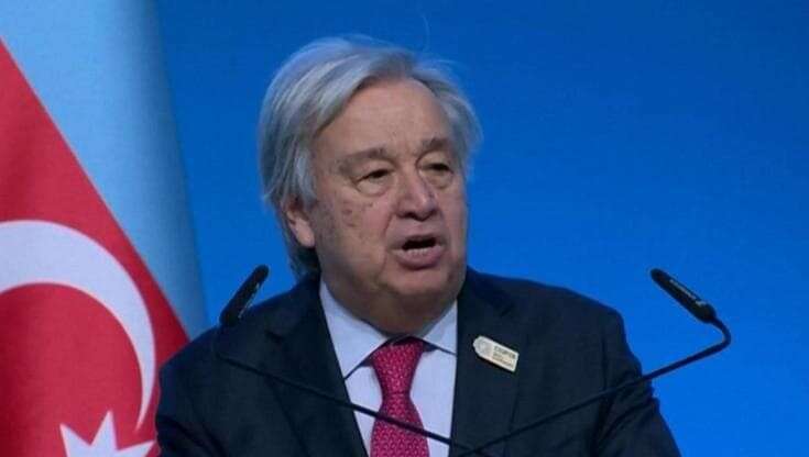 Cop 29, Guterres: 