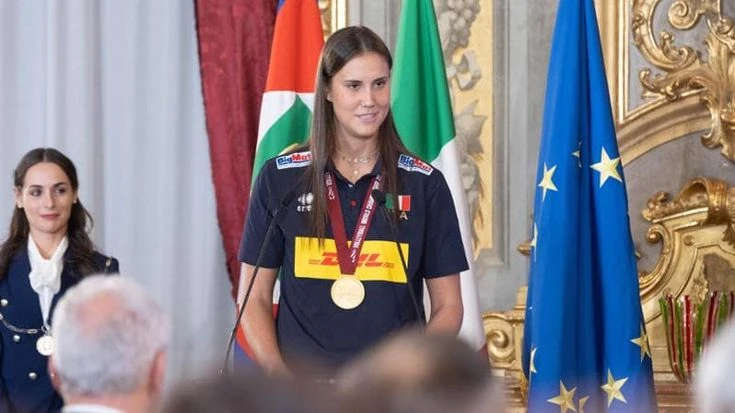 Anna Danesi, il discorso al Quirinale: “Bambine, lo sport non è nemico dello studio”