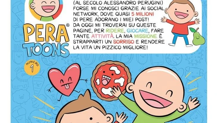Pera Toons: “Da domenica otto pagine di storie, freddure e giochi su Robinson in edicola”