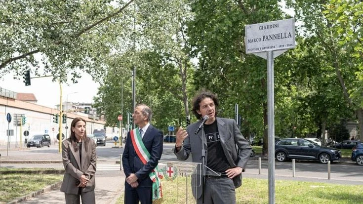 Marco Pannella, a Milano il giardino dedicato al leader dei Radicali vicino a San Vittore