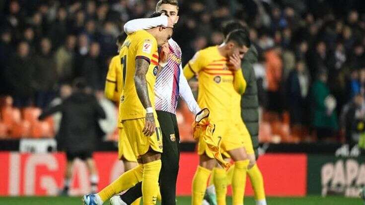 Liga, il Barcellona frena a Valencia. Atletico Madrid ko a Bilbao, Siviglia in caduta libera