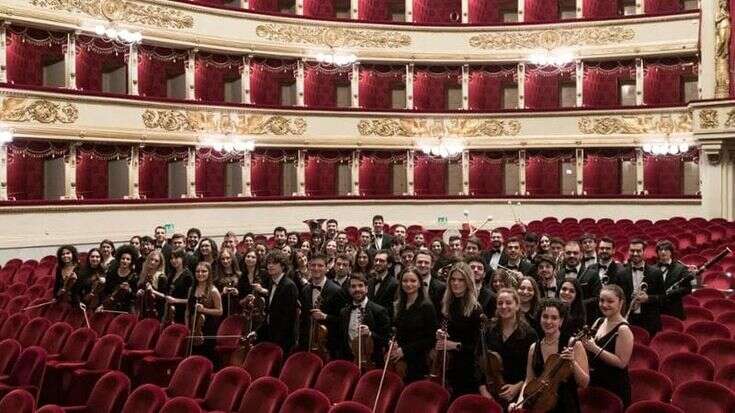 Prova d’orchestra per i ragazzi dell’Accademia in tournée