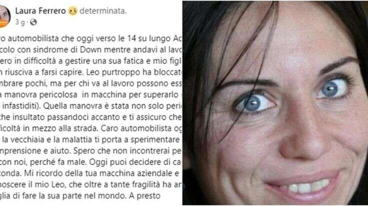 Tirano, automobilista sfiora e insulta un bambino con la sindrome di down. La mamma sui social: 