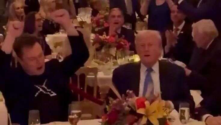 Il Thanksgiving di Trump e Musk con le famiglie a Mar-a-Lago al ritmo dei Village People