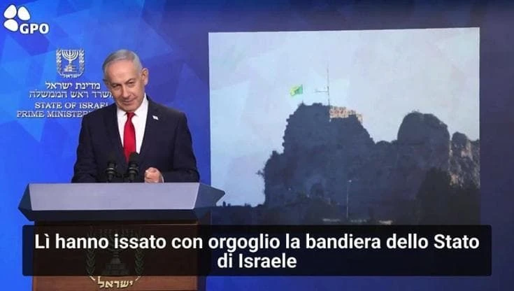 Netanyahu esulta per la conquista di Beaufort: 