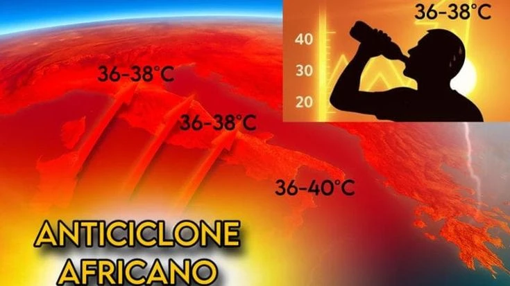 Previsioni meteo, torna l’anticiclone africano: “graticola” di San Lorenzo con picchi di 40 gradi