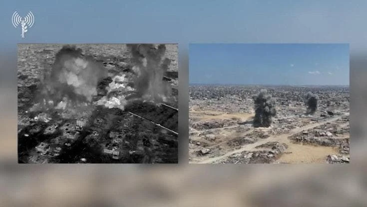 Gaza, l’Idf fa esplodere un tunnel di Hamas: scoperto arsenale nascosto in un cimitero