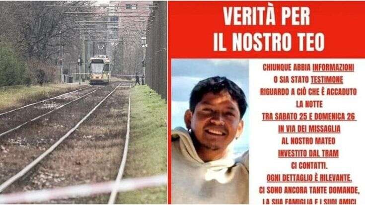 Gli amici di Kevin Mateo Rodriguez, travolto dai tram in via dei Missaglia: 