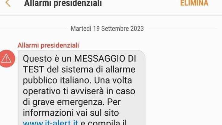 Alle 12 ha suonato l’avviso sui telefoni della Lombardia: è arrivato il messaggio-test della Protezione civile. Ecco a cosa serve