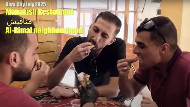 Israele pubblica su Youtube decine di video sponsorizzati di ristoranti pieni e cibo a Gaza