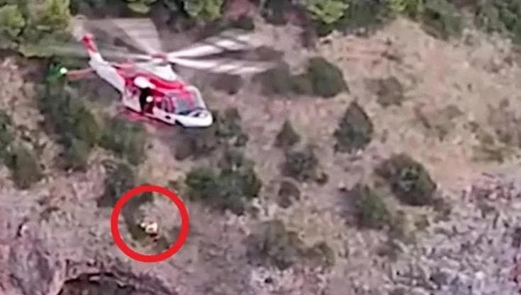 Potenza, 23enne bloccato nelle gole di Maratea: il salvataggio dei vigili del fuoco