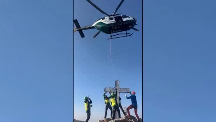 Spagna: la Croce di Aneto torna sulla terza vetta del Paese a 3400 metri d'altezza