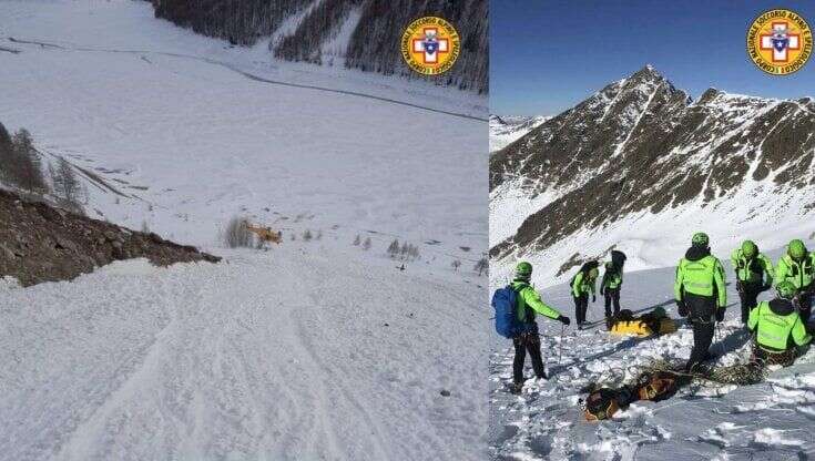 A Livigno morto uno scialpinista travolto dalla valanga: il corpo del 48enne ritrovato in un dirupo