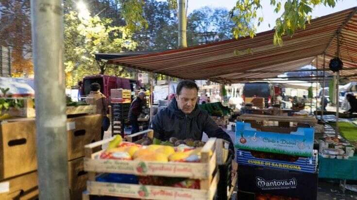 Le cassette al mercato si scaricano che è notte: “E mai vicini due frutta dello stesso colore”