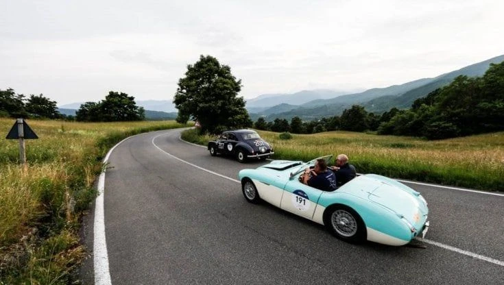 La Mille Miglia fa rotta verso Roma