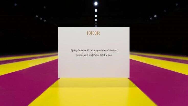 Christian Dior: la sfilata SS24 in live streaming