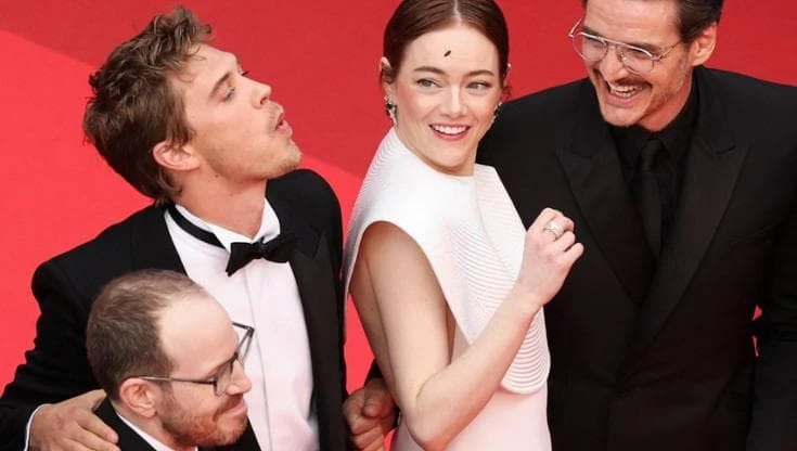 Emma Stone e le api di Cannes: “Paura sul red carpet? Un ridicolo vespaio”