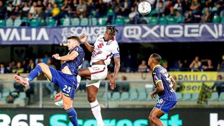 Verona-Torino 2-3, Zapata ispira e segna: granata in testa da soli almeno per una notte