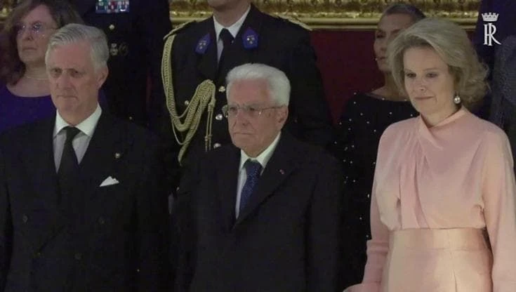 Mattarella al Teatro La Monnaie con i Reali del Belgio: sul palco il violinista Gibboni e il pianista Lazar