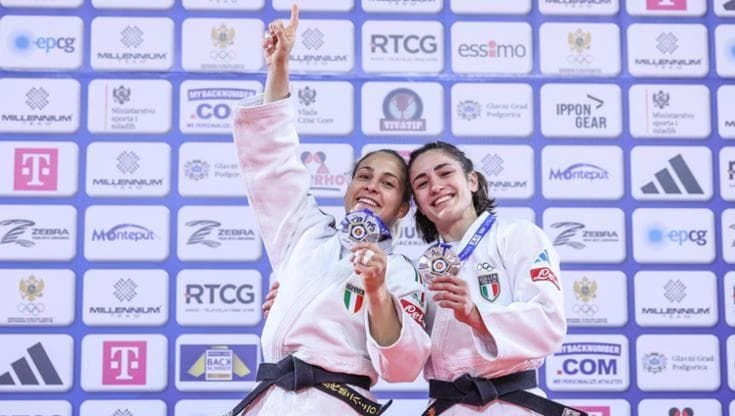 Argento Giuffrida, bronzo Scutto: il podio azzurro è donna agli Europei di Judo