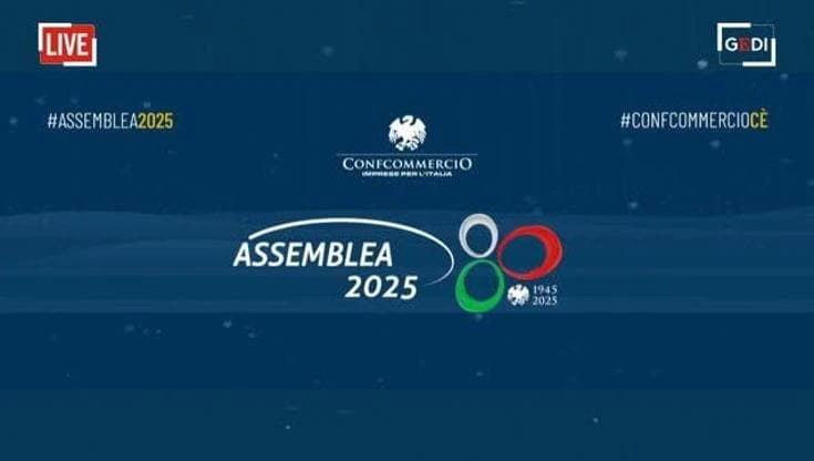 L'Assemblea generale di Confcommercio, con il videomessaggio di Giorgia Meloni - la diretta