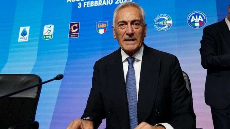 Federcalcio, Gravina rieletto con il 98,68% dei voti. E Infantino fa polemica