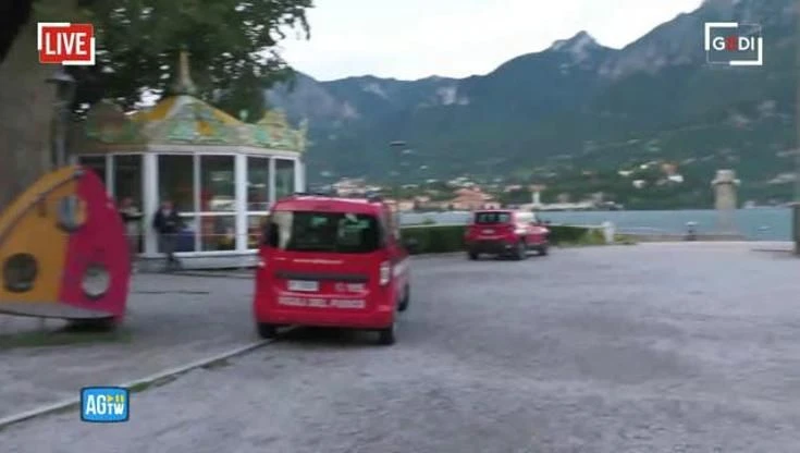 Ruota panoramica abbattuta da un forte temporale a Lecco: in corso verifiche