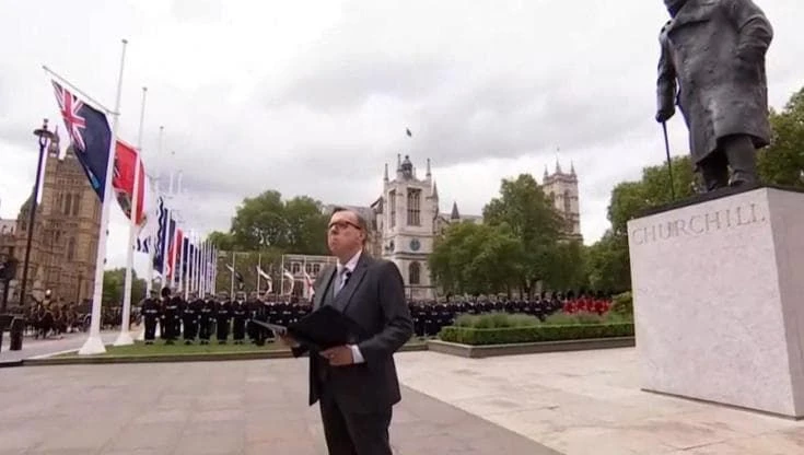 Londra: 80 anni dalla Vittoria, il discorso di Churchill letto dall'attore Timothy Spall