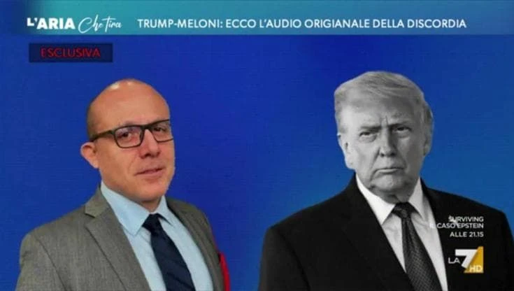 L'audio originale della telefonata in cui Trump attacca Meloni