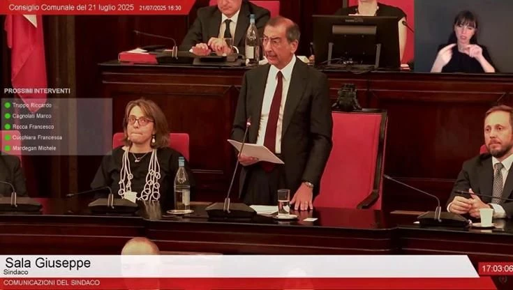 Sala in consiglio comunale: 