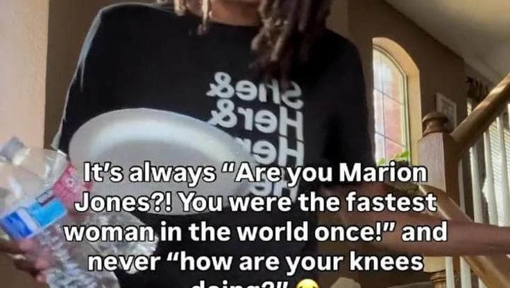 Marion Jones ha difficoltà a camminare e scendere le scale : soffre di una malattia autoimmune