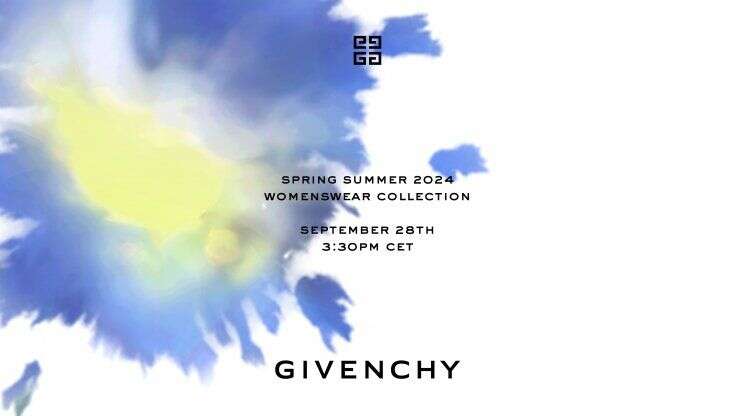 Givenchy: la sfilata SS24 in live streaming