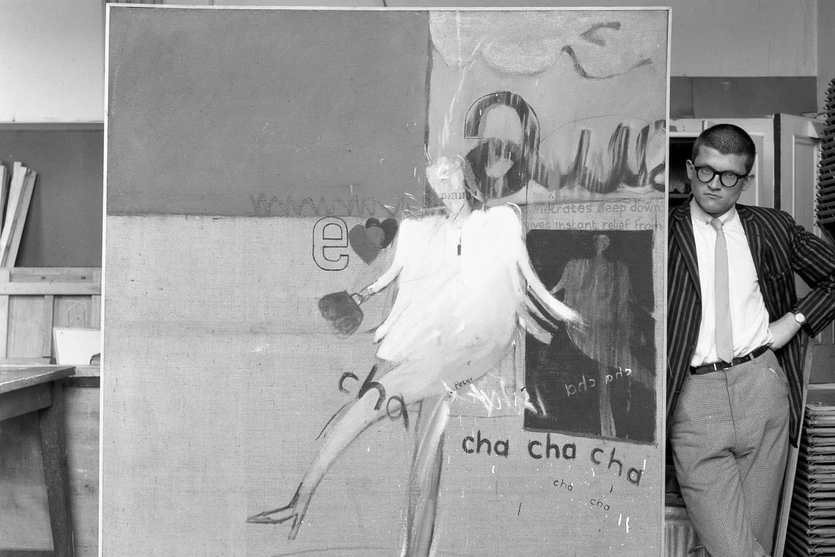 Inside the new exhibition exploring David Hockey’s earliest work