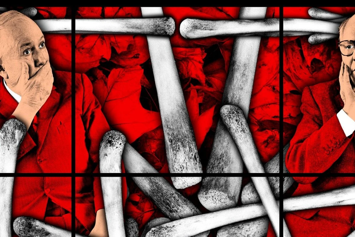 Gilbert & George’s new exhibition is quite hectically of the moment