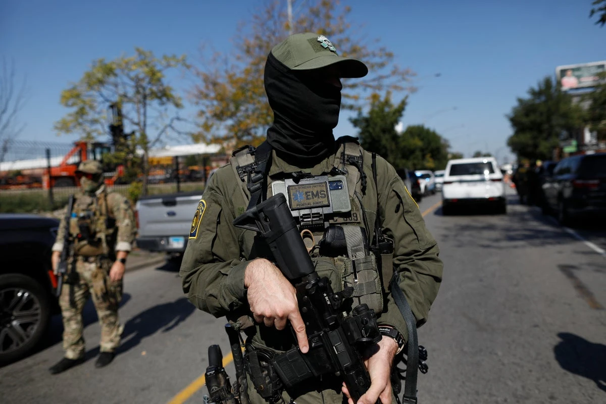 Two charged after cars driven into border patrol agents in Chicago