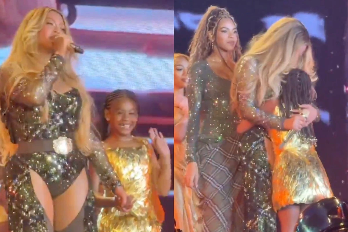Beyoncé brings out daughter Rumi, 7, for rare public appearance