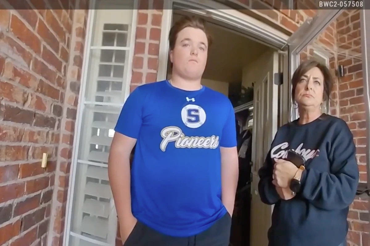 Moment teen is cuffed in violent sexual assault case