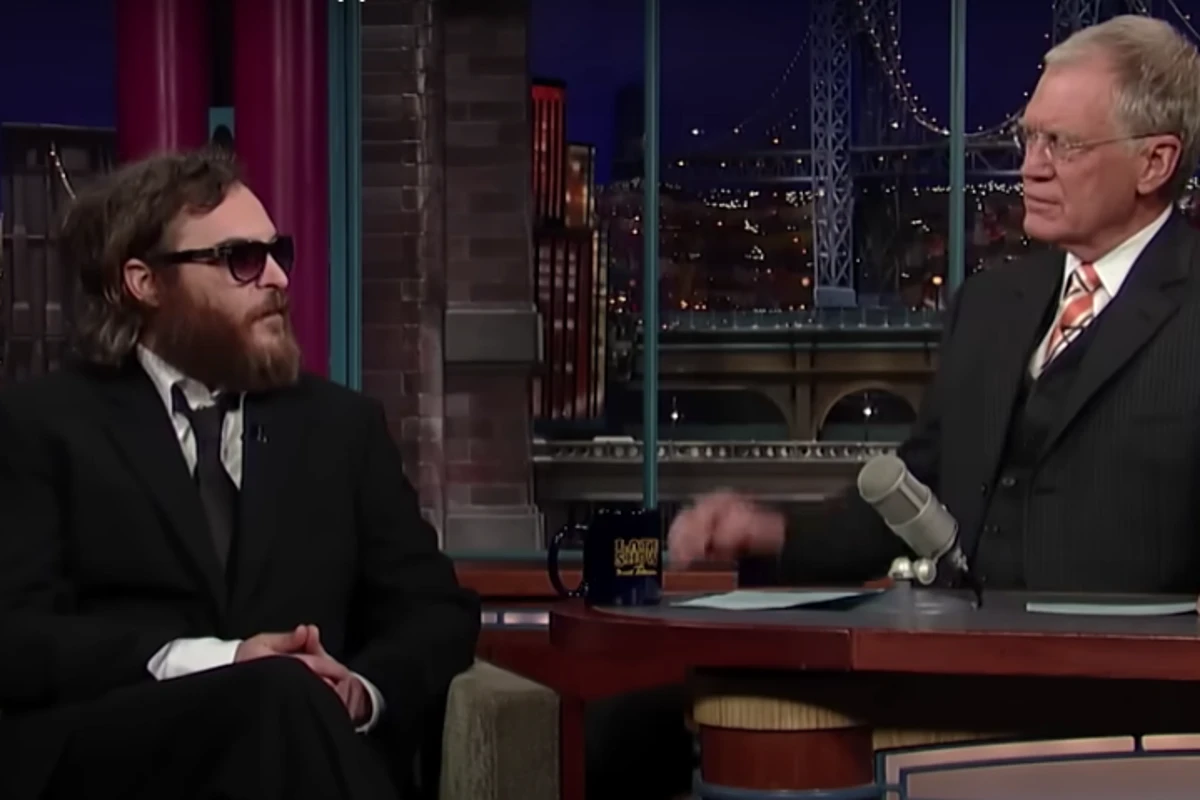 Joaquin Phoenix apologises for infamous David Letterman interview