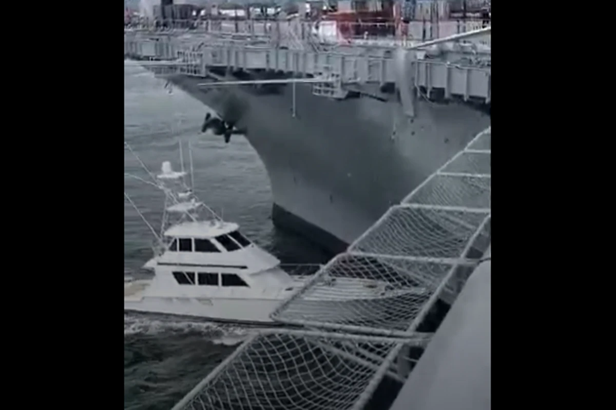 Boat crashes into USS Midway, causing $100,000 damage to historic ship