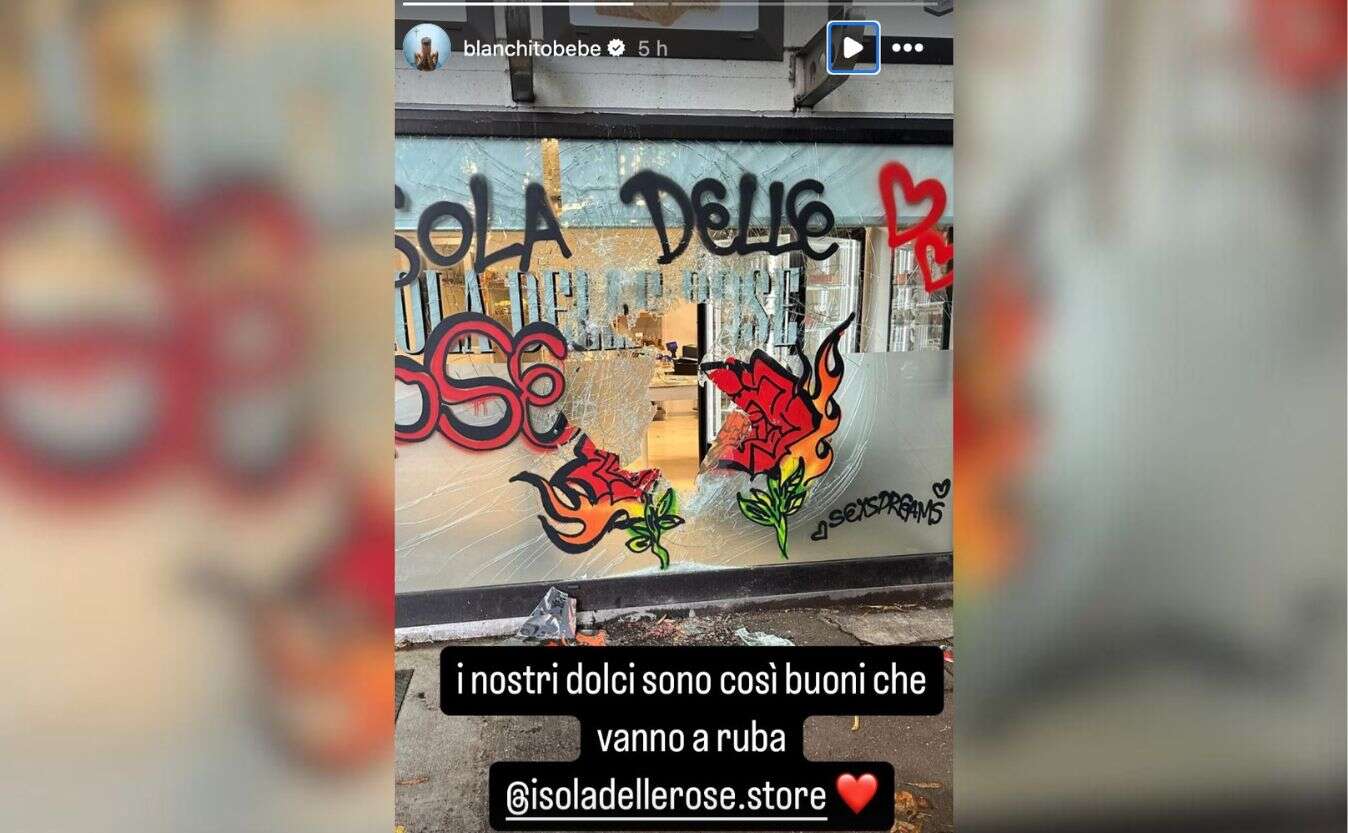 Furto nella pasticceria di Blanco a Brescia, il cantante sui social: «I nostri dolci sono così buoni che vanno a ruba»