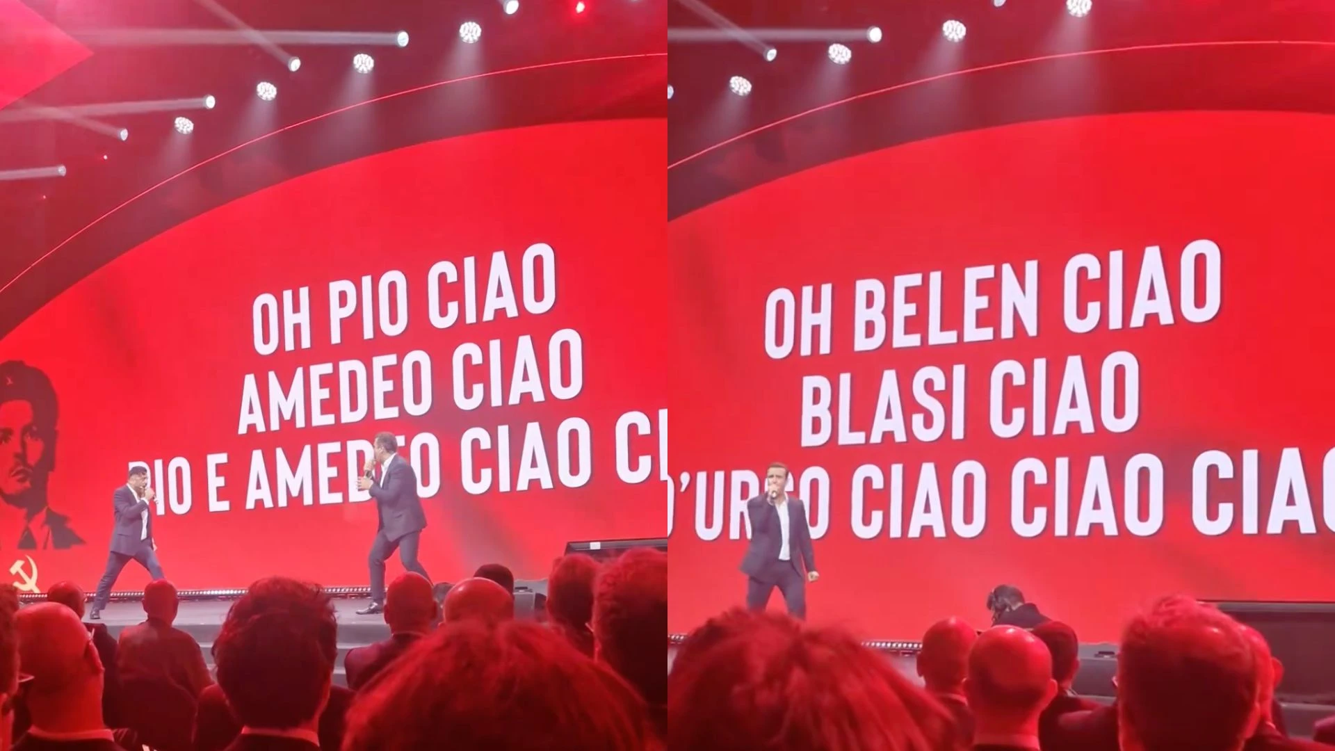 «Belen ciao, Blasi ciao, D’Urso ciao»: Pio e Amedeo riscrivono “Bella ciao”, l’ironia su Pier Silvio Berlusconi «comunista» – Il video