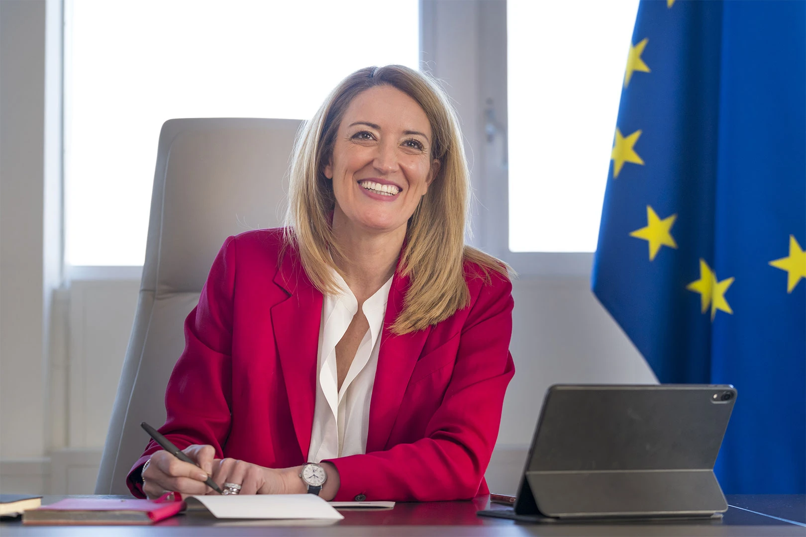 Roberta Metsola: «L’Europa oggi è più forte grazie alla nostra unità davanti alle crisi» – L’intervista