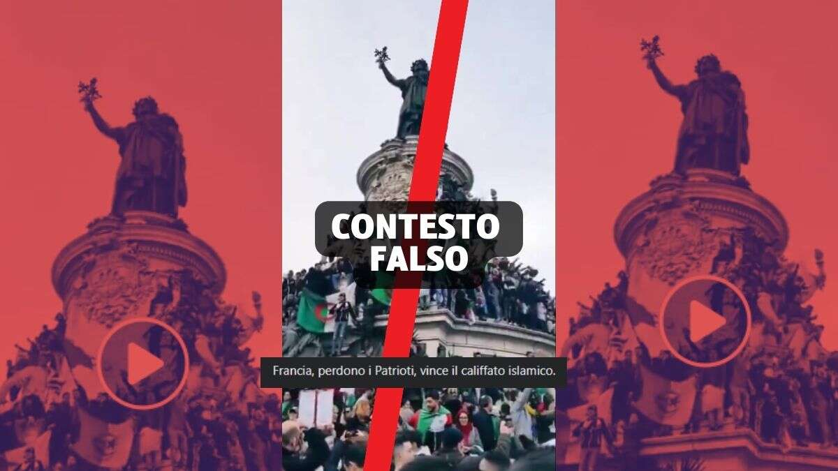 Questo video non mostra dei “festeggiamenti per la vittoria del califfato islamico” alle elezioni in Francia