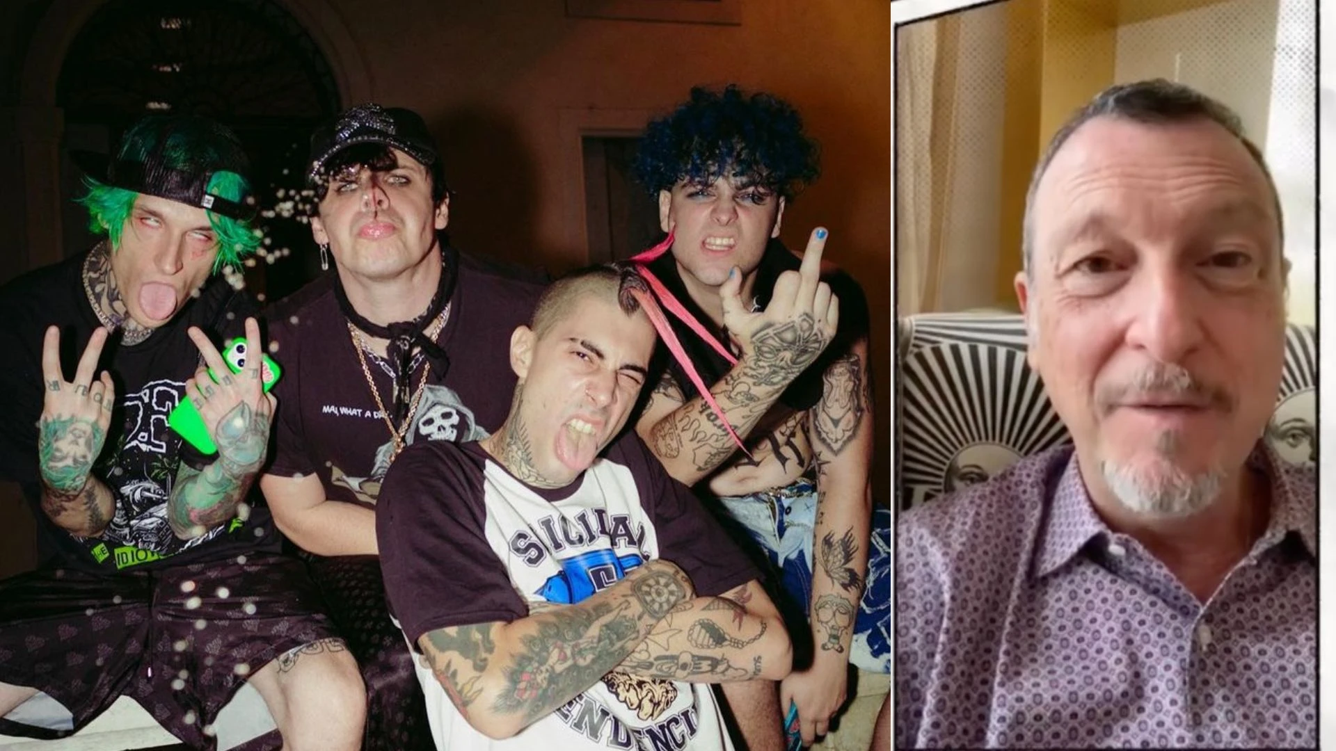 Sanremo 2024, Amadeus difende i La Sad? Il messaggio dopo le accuse di sessismo: «Prima si ascolta una canzone, poi si giudica» – Il video