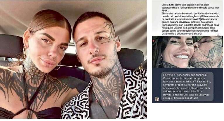 «Non si affitta a chi ha un tatuaggio. Sembrate drogati e sporchi»: l’odissea di una coppia a Torino