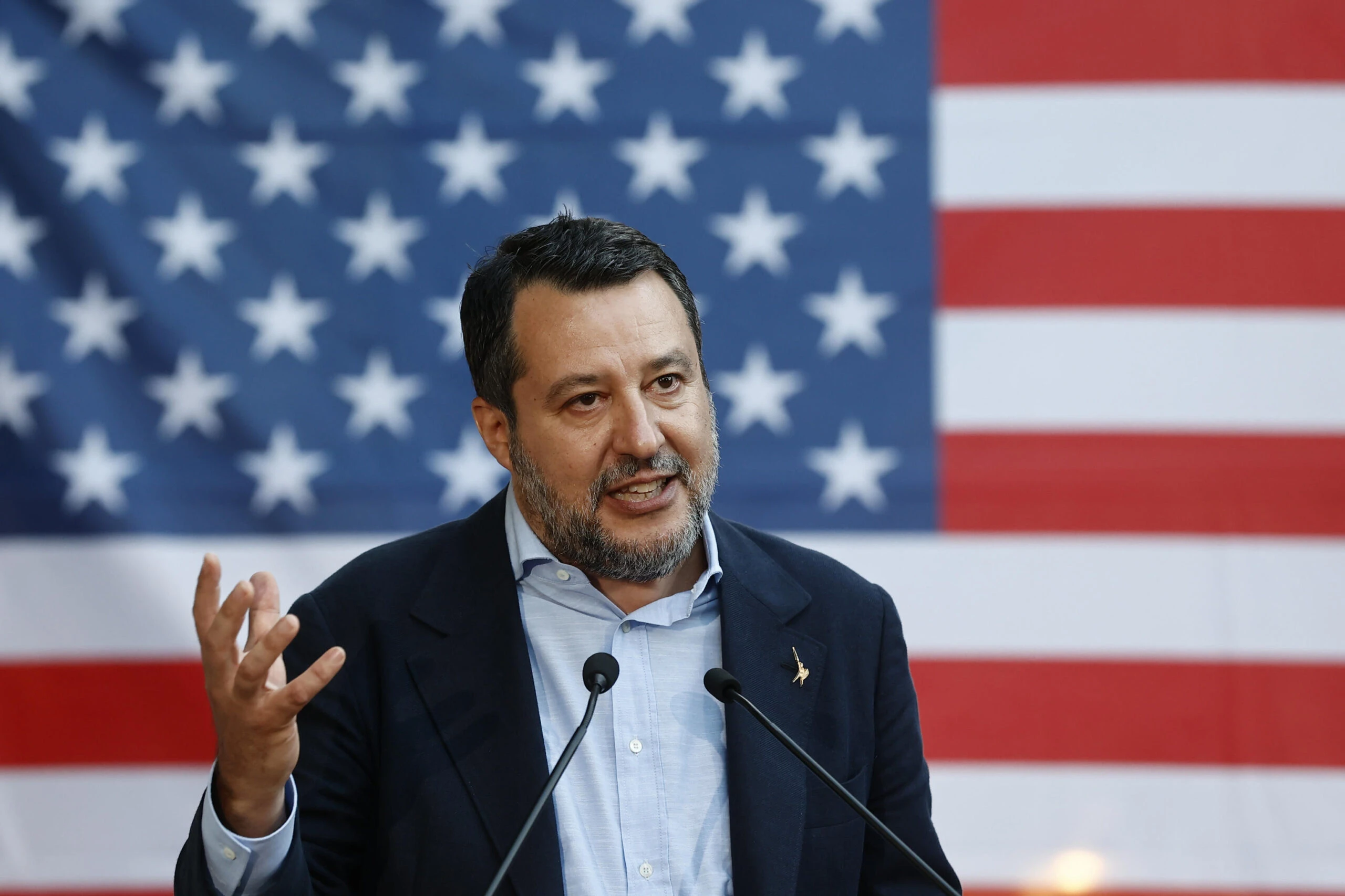 Salvini: «La storia di Trump mi ricorda quella di Berlusconi». Governo diviso? «Solo in Europa»