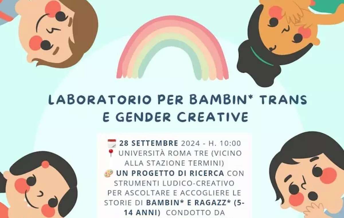 Bambini e diversità di genere, il rettore di Roma Tre al contrattacco: «Progetto a costo zero costruito coi genitori, basta fake news»