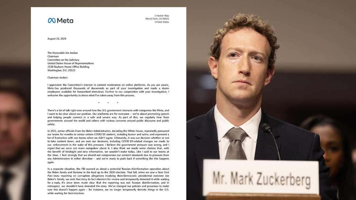 Cosa dice la lettera di Mark Zuckerberg sui fact-checkers e la rimozione dei contenuti su Meta