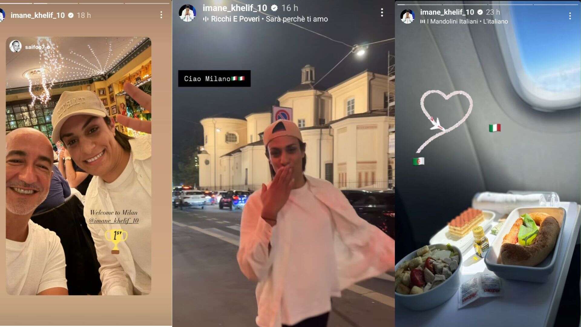 Imane Khelif sbarca a Milano (sulle note di Toto Cotugno). Sfilerà alla Fashion Week?