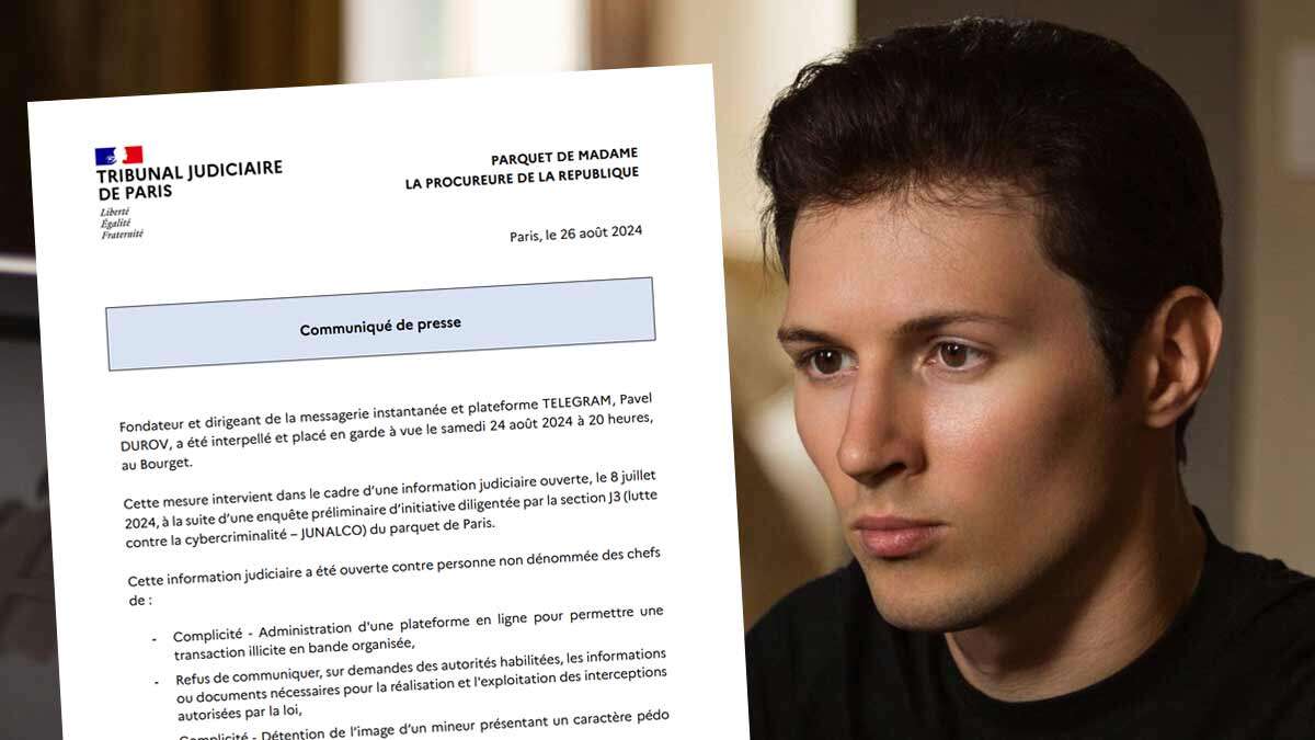 I 12 capi d’imputazione del Tribunale di Parigi contro il fondatore di Telegram Pavel Durov – Il documento